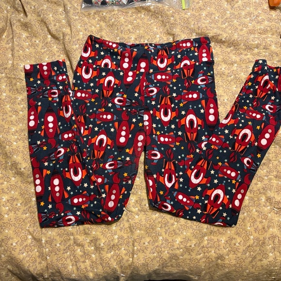 Rocket Print Leggings - Multicolor - Picture 3 of 6